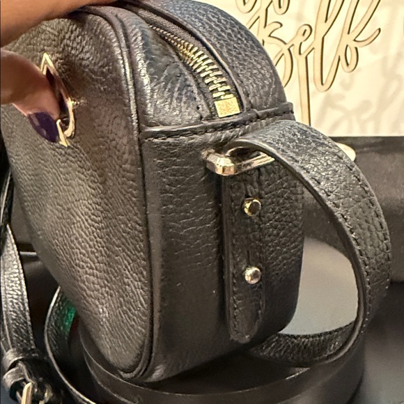 Kate Spade ♠️ Black Pebbled Leather Crossbody Bag - Picture 4 of 8